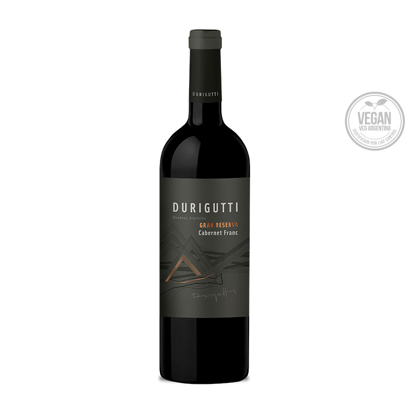 Botella de Durigutti Gran Reserva Cabernet Franc