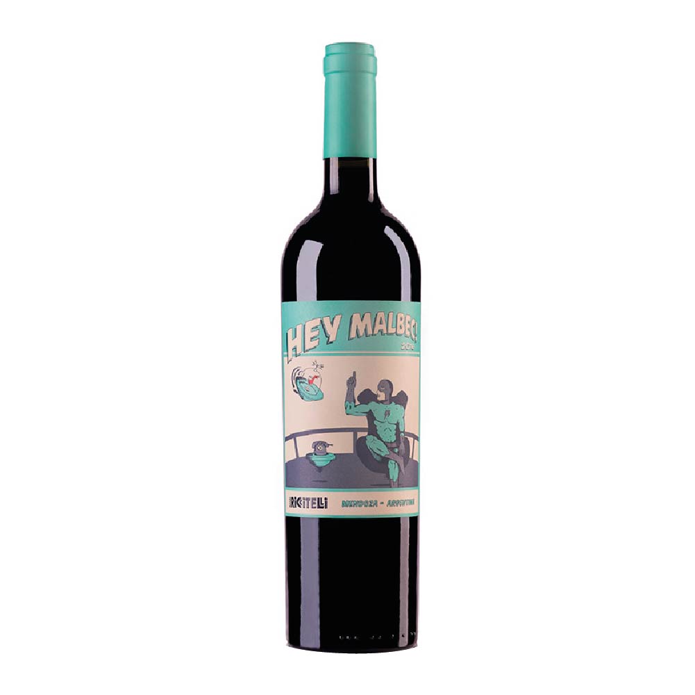 Botella de Hey Malbec